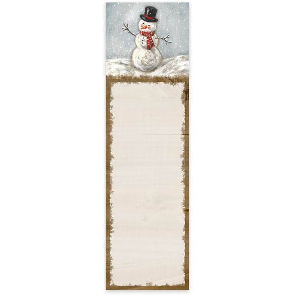 Item 642524 Snowman List Pad