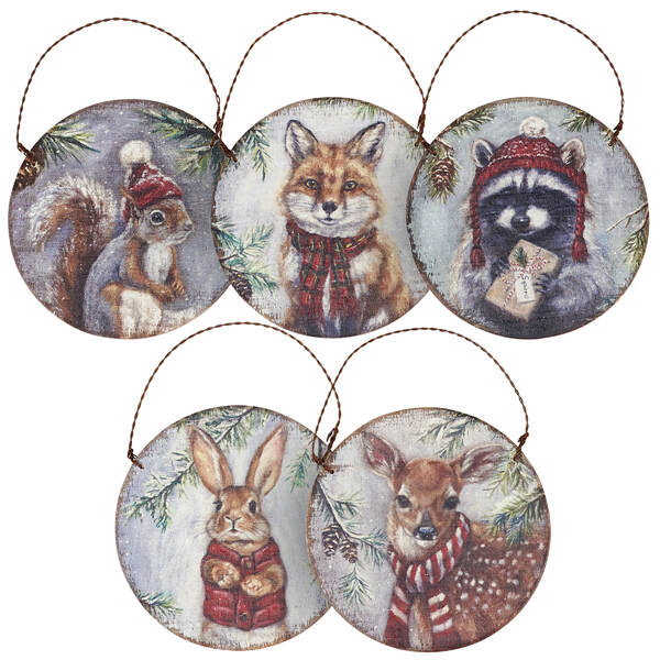 Item 642532 Winter Animal Ornament