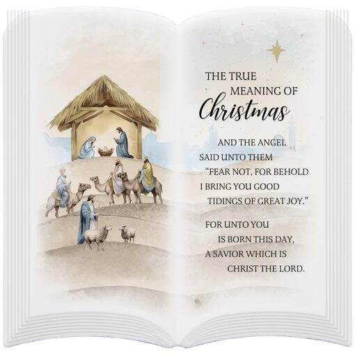 Item 655022 Christmas Story Book Easel Plaque