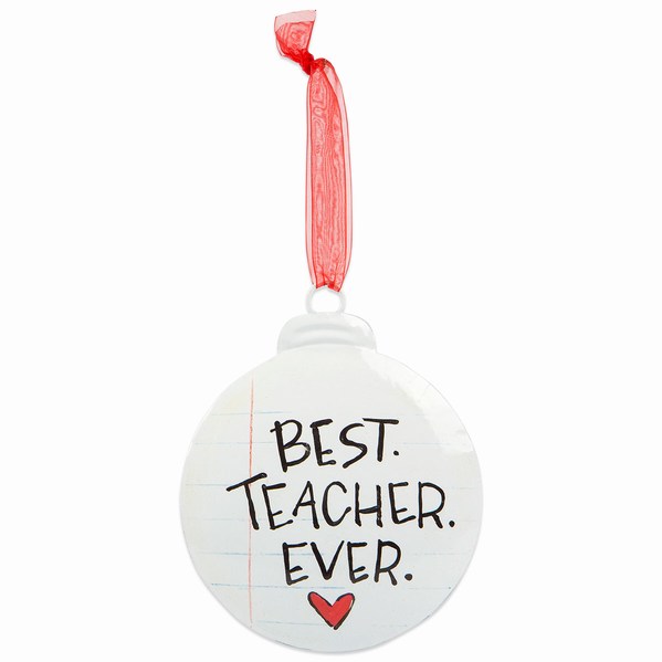 Item 657027 Best Teacher Ever Ornament