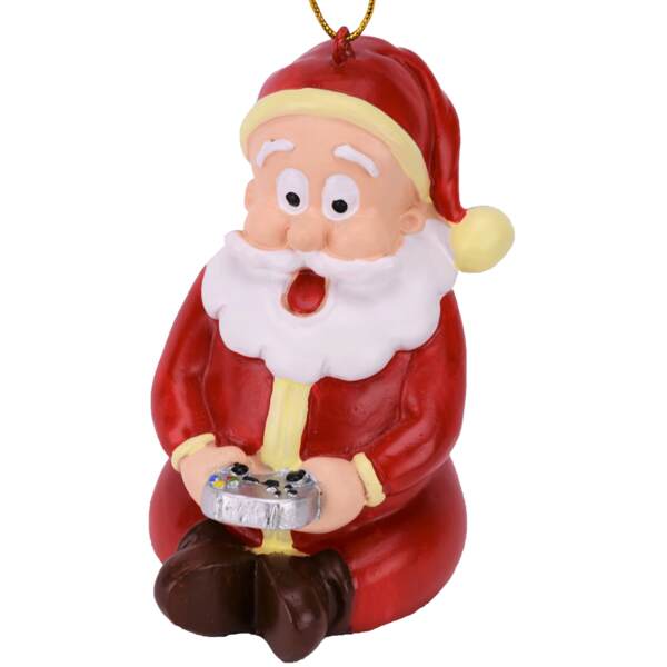 Item 685014 Gamer Santa Ornament