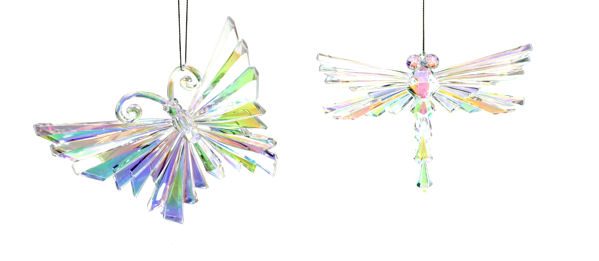Item 805013 Iridescent Butterfly/Dragonfly Ornament