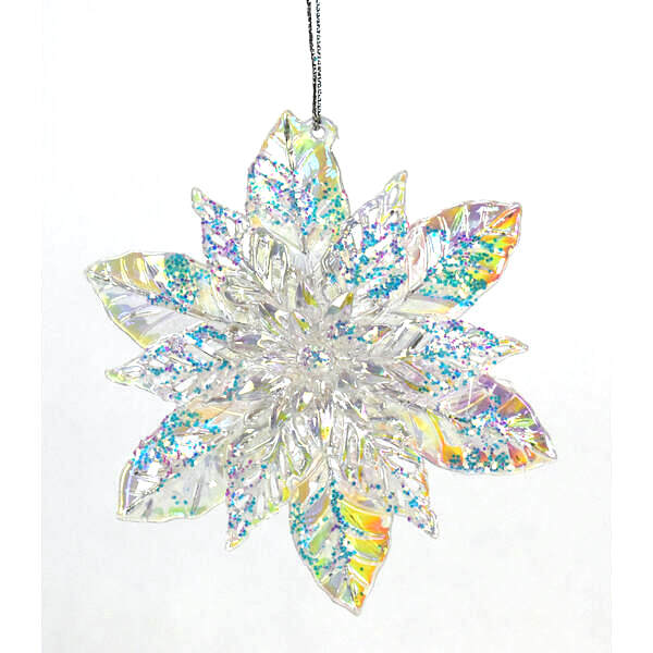Item 805026 Iridescent Snowflake Ornament
