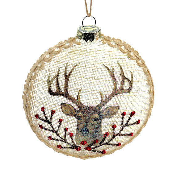 Item 808034 Deer Disc Ornament
