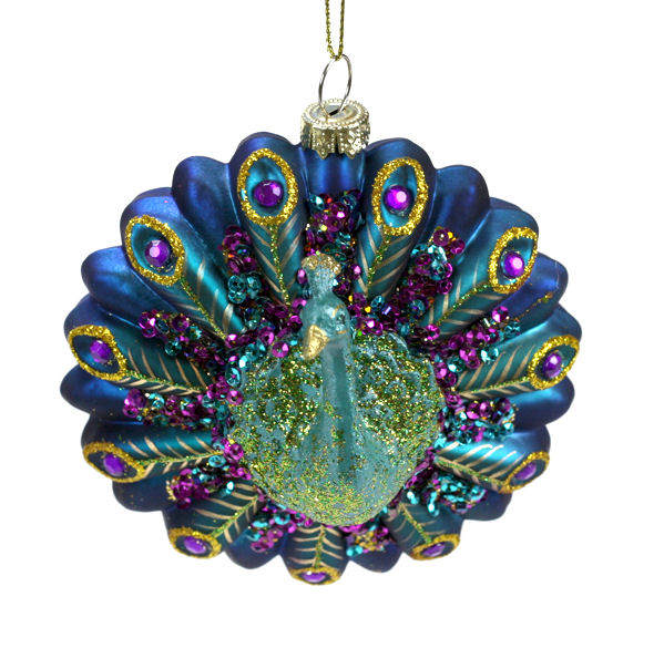 Item 808068 Peacock Ornament