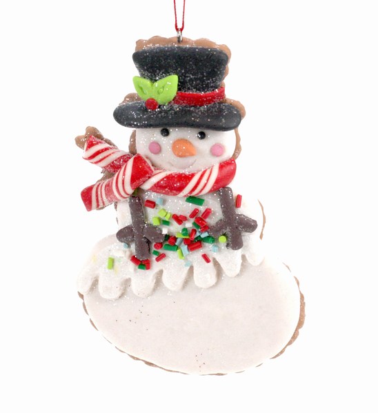 Item 808077 Snowman Cookie Ornament