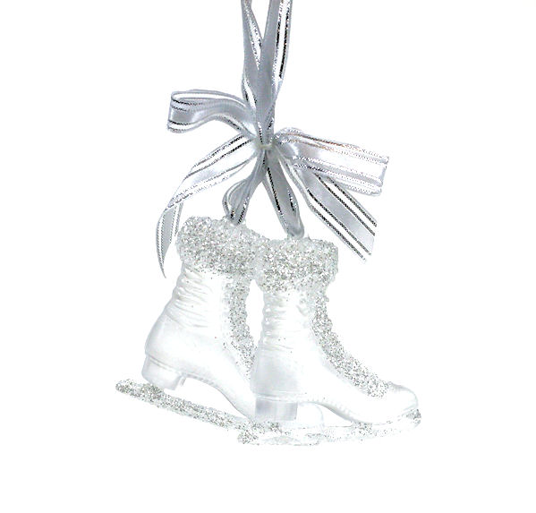 Item 812045 Ice Skates With Bow Ornament
