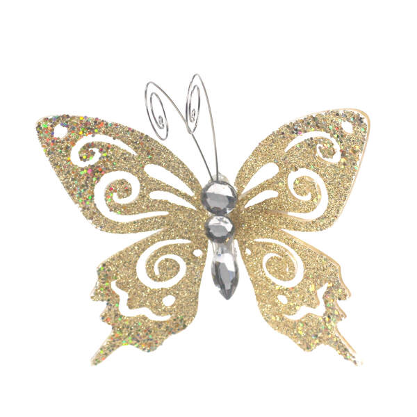 Item 812068 Gold Butterfly Clip