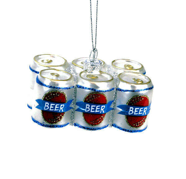 Item 815009 Beer Cans Six Pack Ornament