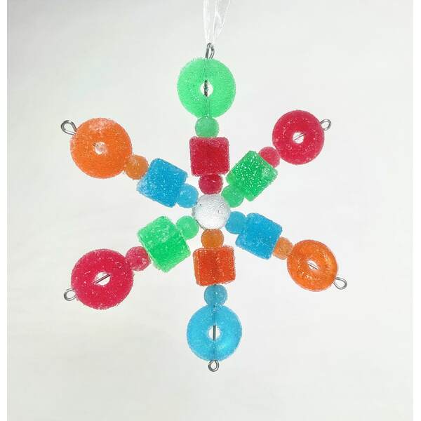 Item 815042 Candy Snowflake Ornament