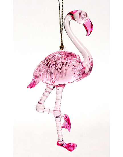 Item 818034 Pink Flamingo Ornament