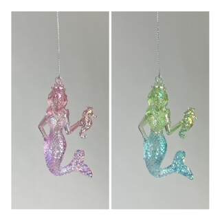 Item 818035 Plastic Mermaid Ornament