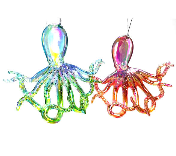 Item 818037 Plastic Octopus Ornament