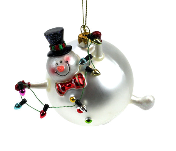 Item 820061 Round Body Snowman Ornament