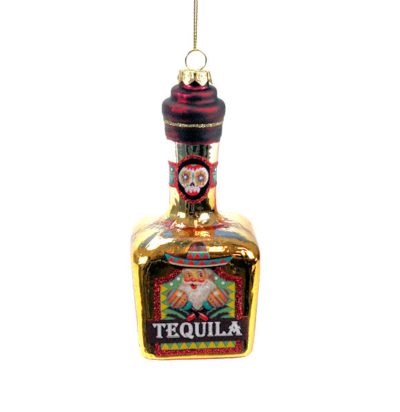 Item 820075 Santa Tequila Ornament