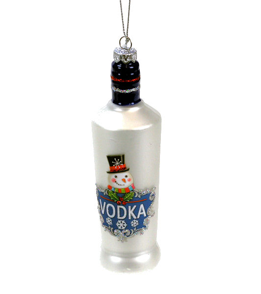 Item 820077 Snowman Vodka Ornament