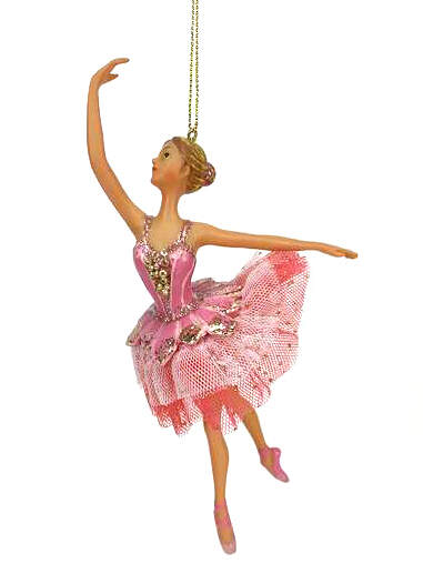 Item 820094 Pink Ballerina Ornament