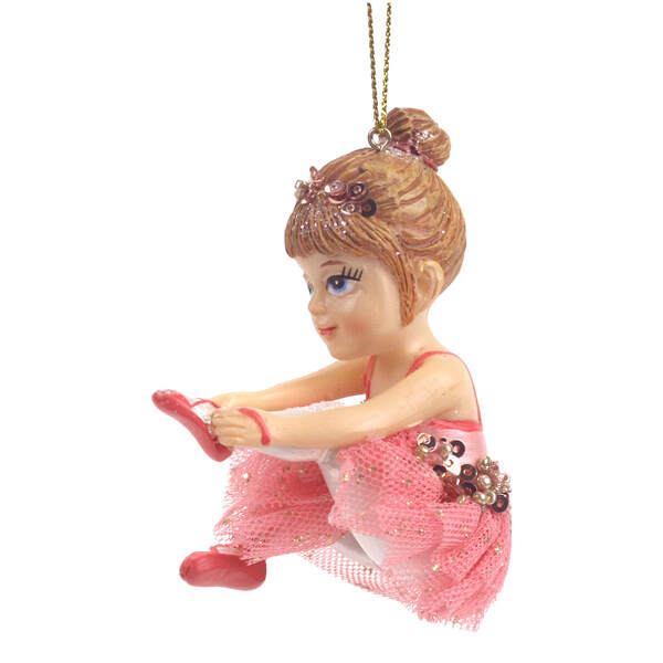 Item 820108 Pink Little Ballerina Ornament