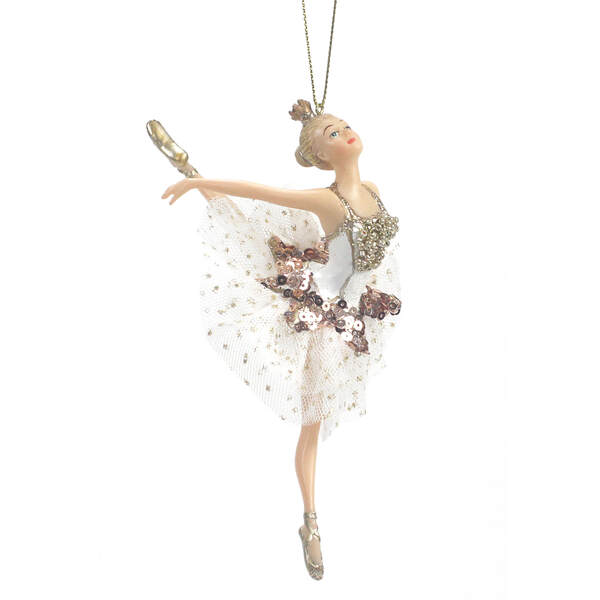Item 820111 Ballerina On One Leg Ornament