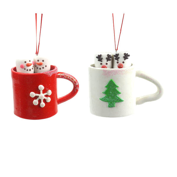 Item 820120 Claydough Hot Coco Ornament