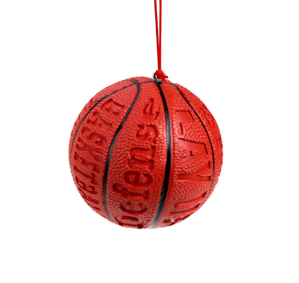 Item 825002 Basketball With Words Ornament