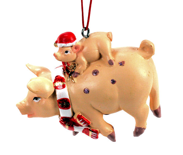 Item 825019 Pig With Piglet Ornament