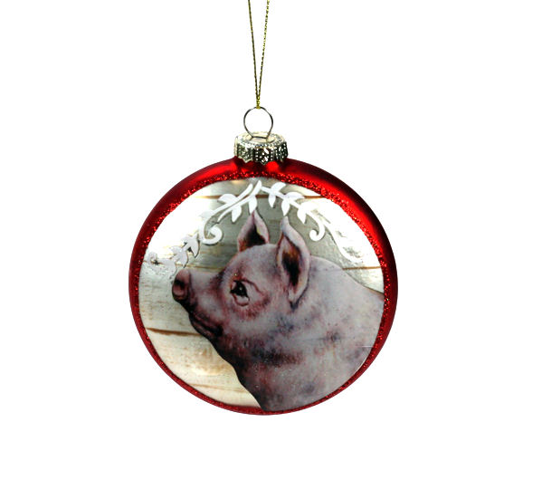 Item 844003 Pig Disc Ornament