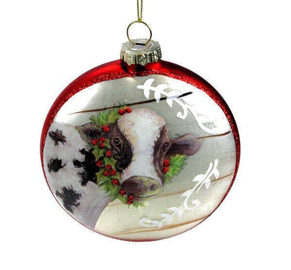 Item 844004 Cow Disc Ornament