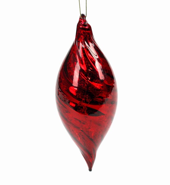 Item 844038 Shiny Red Finial Ornament