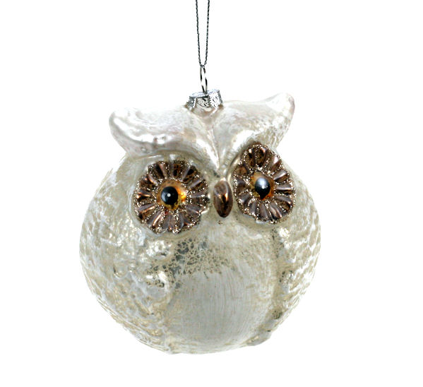 Item 844077 White Owl Ornament
