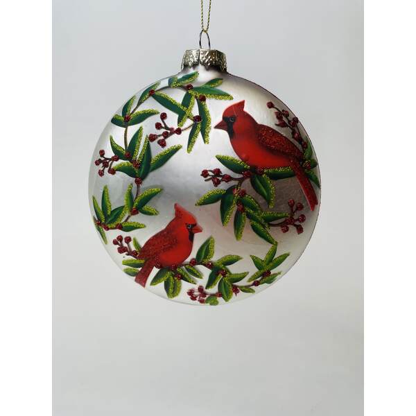 Item 844115 Cardinal Glass Ornament