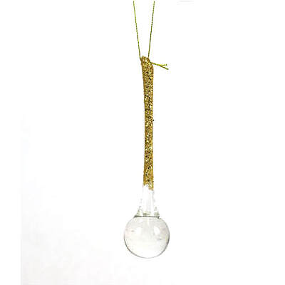 Item 844155 Solid Glass Drop Ornament