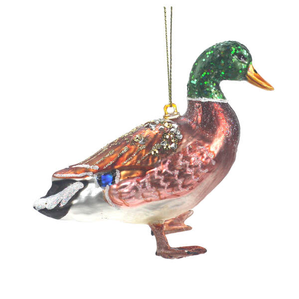 Item 862001 Mallard Duck Glass Ornament