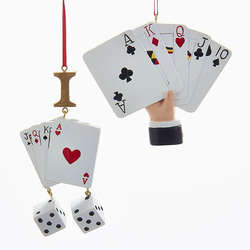 Item 100065 I Heart Poker Ornament