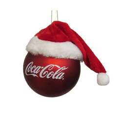 Item 100087 Coca-Cola Ball  Ornament
