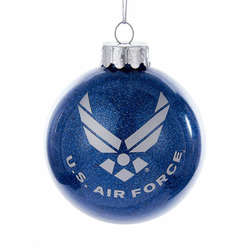 Item 100162 U.S. Air Force Aim High Ball Ornament