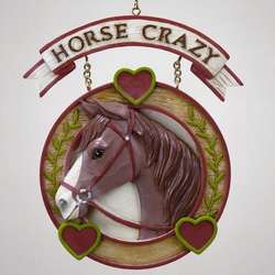 Item 100202 Horse Crazy Ornament