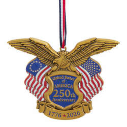 Item 100220 thumbnail USA 250th Anniversary Medal Ornament