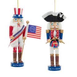 Item 100241 thumbnail America 250th Patriotic Nutcracker Ornament