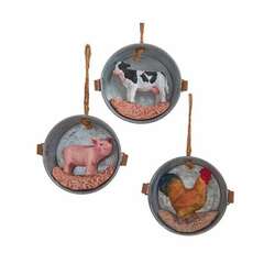Item 100270 thumbnail Pig/Cow/Rooster Tub Ornament