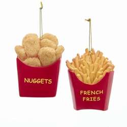 Item 100279 thumbnail Chicken Nuggets/French Fries Ornament