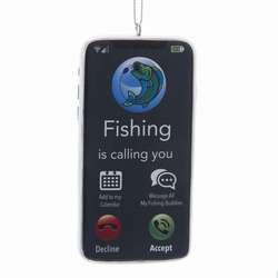 Item 100335 Fishing Smartphone Ornament