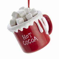 Item 100364 Hot Cocoa Cup With Marshmallows Ornament