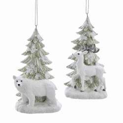 Item 100379 Winter Bear/Deer Ornament