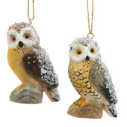 Item 100486 thumbnail Icy Wood Owl Ornament