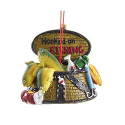 Item 100550 Fishing Basket Ornament