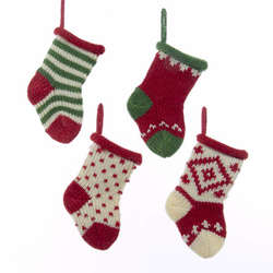 Item 100586 Knit Stocking Ornament