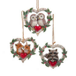 Item 100588 thumbnail Birch Berries Animal Ornament