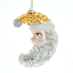 Item 100640 thumbnail Glass Celestial Santa Moon
