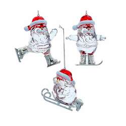 Item 100647 Santa On Ice Ornament